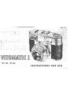 Voigtlander Vitomatic 1 manual. Camera Instructions.